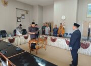 Pelantikan eks Sekda Muhammad Soleh jadi Kepala Dinas Perikanan Babar. Foto: Istimewa.