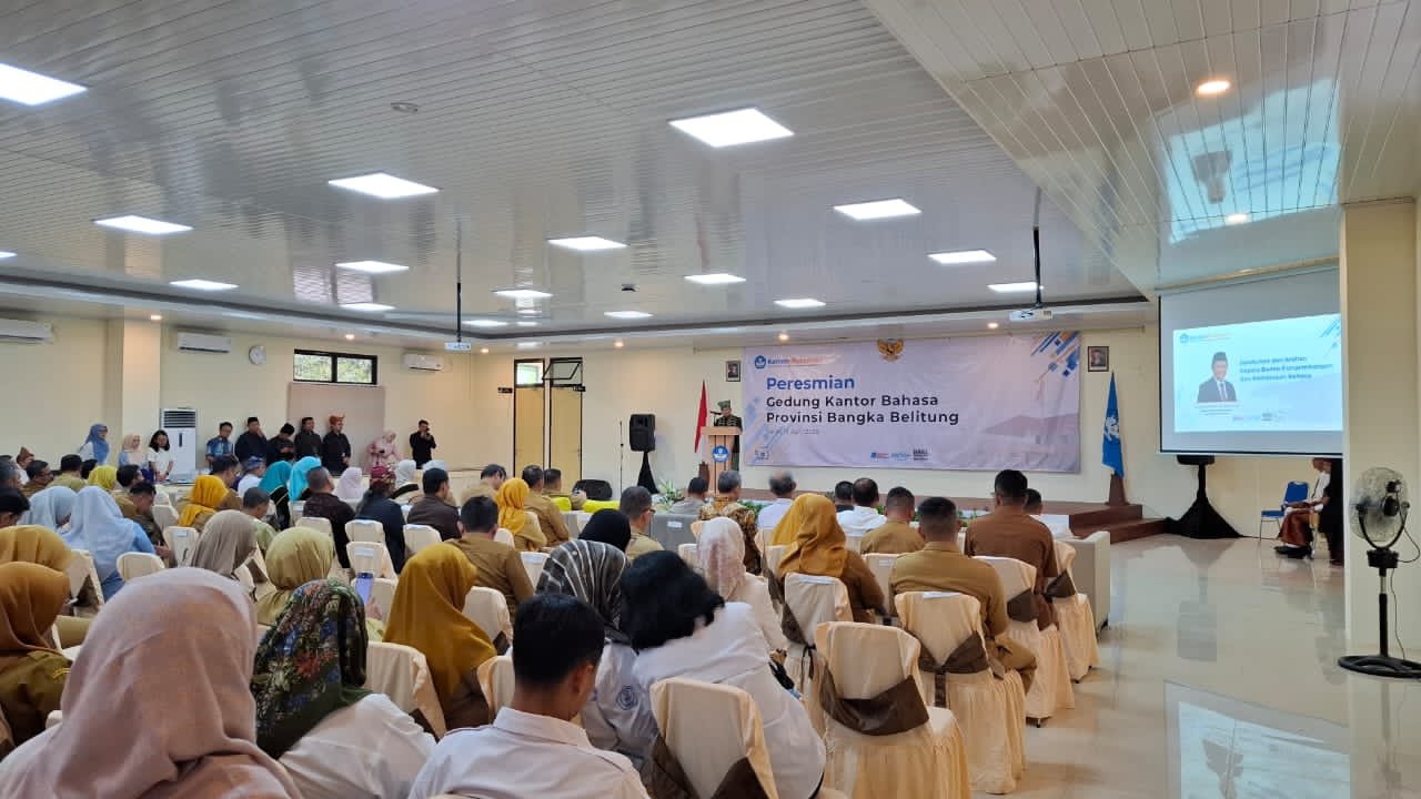 Peresmian Kantor Bahasa Bangka Belitung. Foto: Istimewa.