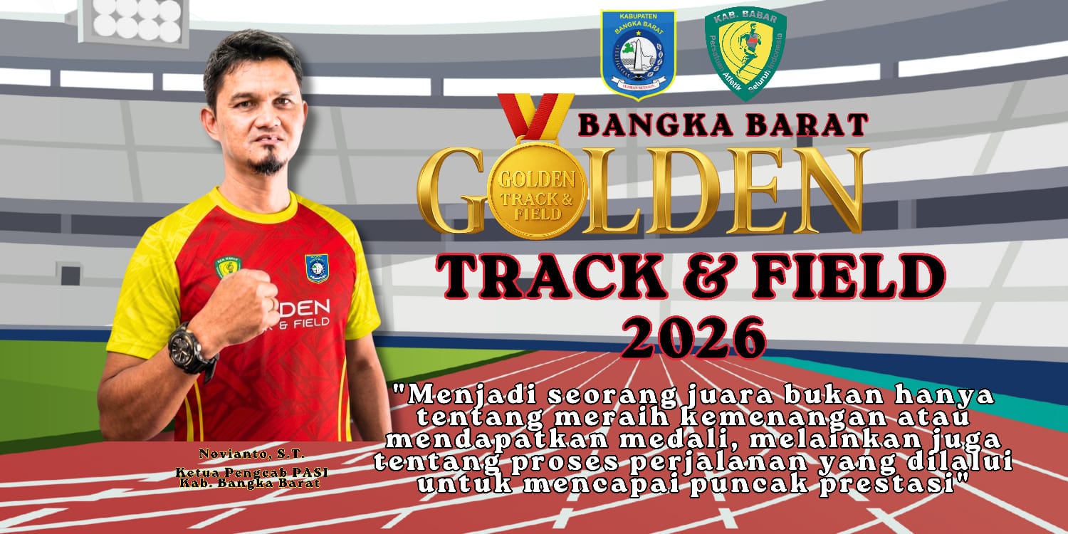 PASI Bangka Barat Gelar Golden Track and Field 2026. Foto: Istimewa.