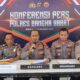 Konfrensi pers kasus asusila anggota Polres Babar. Foto: Istimewa.