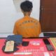 Residivis Narkoba di Mentok Kembali Ditangkap, Polisi Sita Belasan Paket Sabu. Foto: Istimewa.