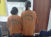 Polisi ringkus dua wanita di Mentok, 79 paket sabu disita. Foto: Istimewa.