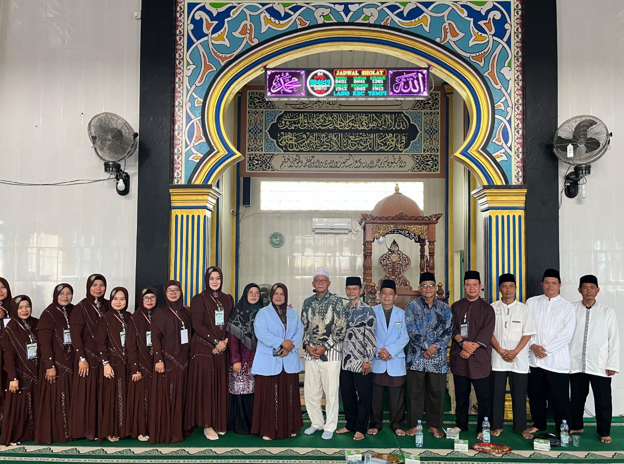 Yus Derahman buka Munaqosyah TKA/TPA Tempilang. Foto: Yuda.