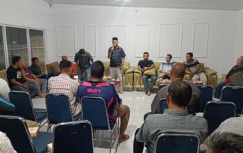 Yus Derahman saat menerima aspirasi dari pengurus cabang olahraga. Foto: Rizki Ramadhani.