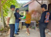 Unit PPA Satreskrim Polres Bangka Barat saat mengamankan tersangka NBW. Foto: Istimewa