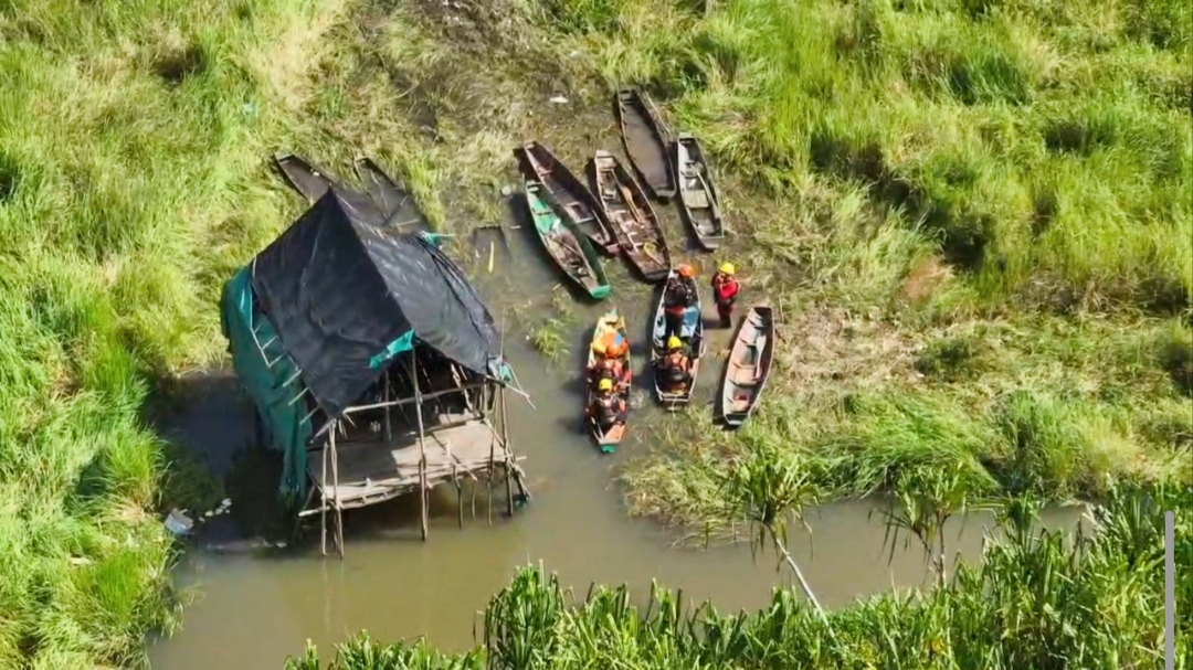 Pencarian hari kelima nelayan hilang di Sungai Nyirih Bangka Selatan. Foto: Istimewa.