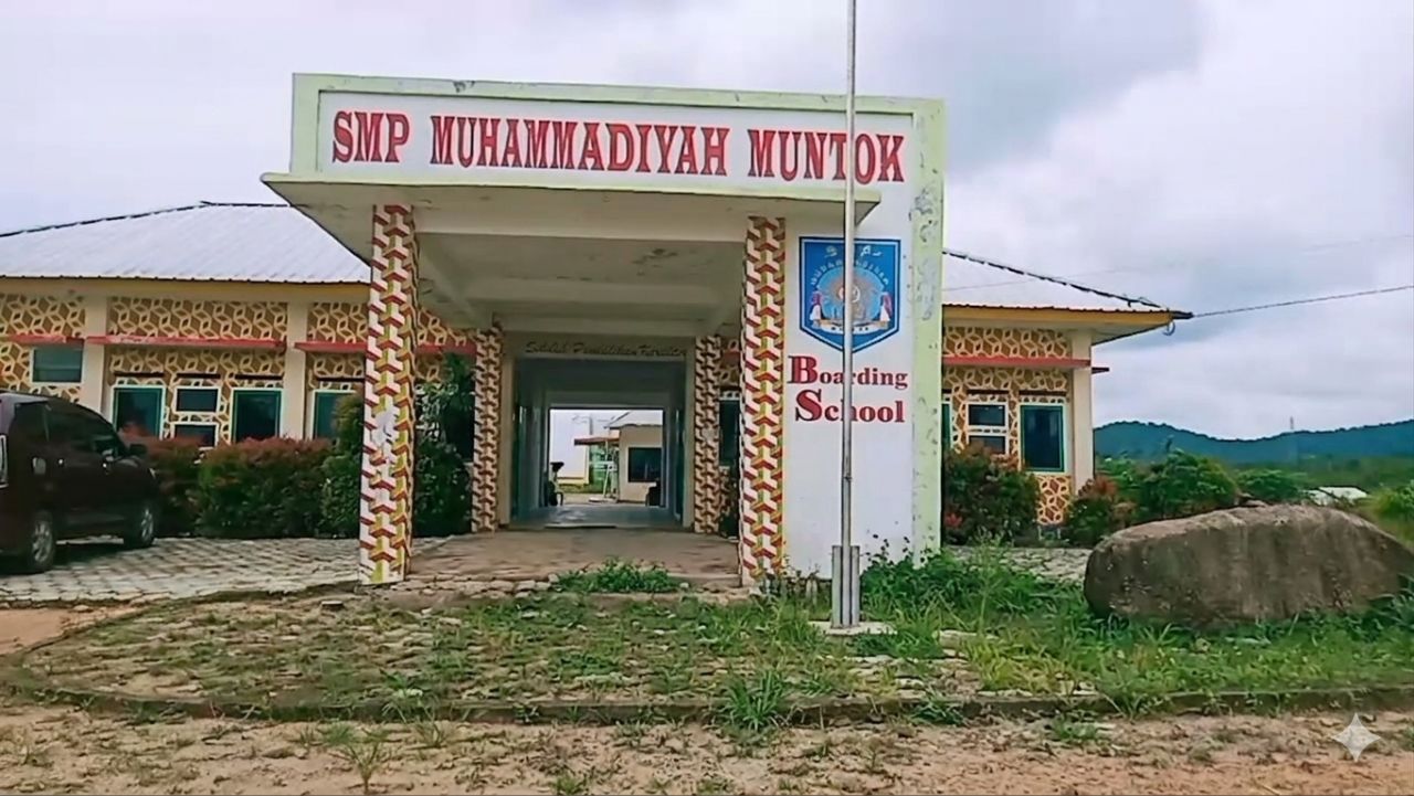 Pencurian di SMP Muhammadiyah Mentok. Foto: Istimewa.