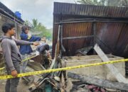 AKP Ogan Arif ungkap penyebab kebakaran rumah warga Teluk Limau. Foto: Istimewa.