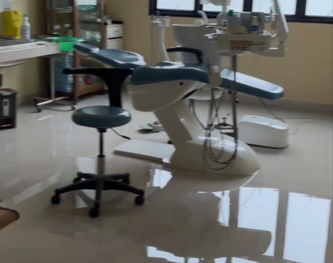 Kerusakan di Puskesmas Jebus. Foto: Istimewa.