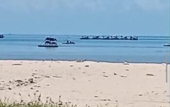 8 unit PIP yang ditarik petugas dari Perairan Tembelok-Keranggan, Senin (27/4/2026). Foto: Ist.