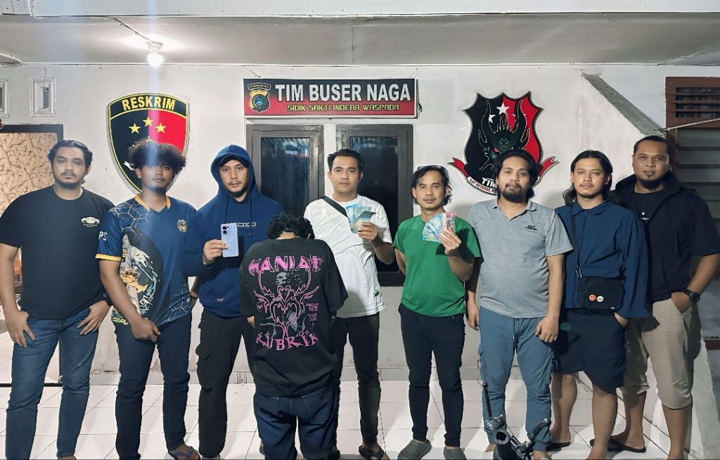 Polisi bekuk pelaku pencurian uang belasan juta rupiah warga Pangkalpinang. Foto: Istimewa.