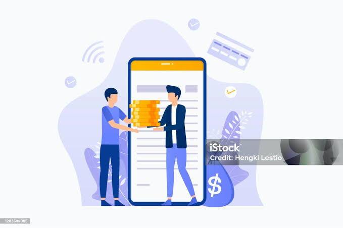 Ilustrasi peminjaman online. Foto: Istimewa.