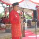 Markus saat menjadi Inspektur Upacara Peringatan Hari Pendidikan Nasional. Foto: Istimewa.
