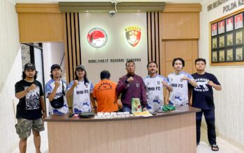 Polda Babel bekuk pengedar sabu. Foto: Istimewa.