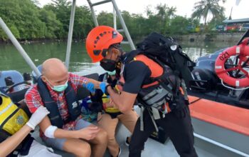 Evakuasi WN Amerika di Belitung. Foto: Istimewa.