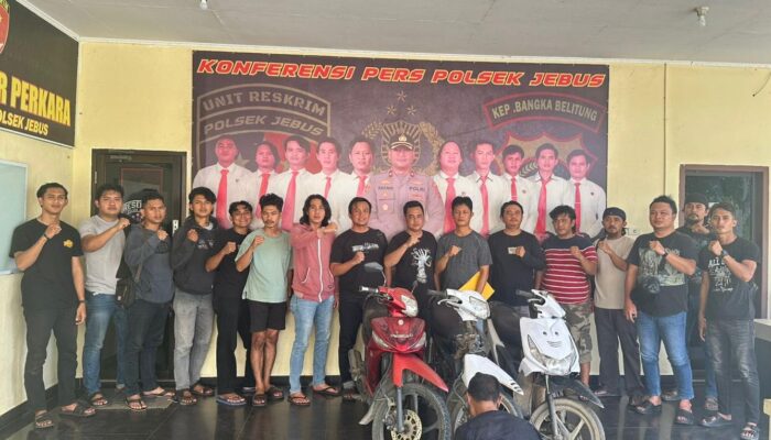 Spesialis Pencuri Motor Diringkus Polres Bangka Barat