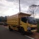 Truk yang mengalami kecelakaan di Simpang Teritip. Foto: Istimewa.