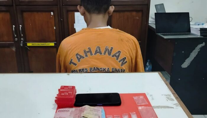 Edarkan Sabu ke Penambang Pria di Parittiga Dibekuk Polisi