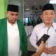 Amri Cahyadi bersama Ketua DPC PPP Bangka Barat, Andri. Foto: Rizki Ramadhani.