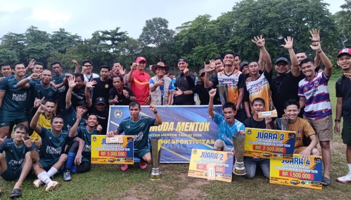 King Coboy Kampiun Liga Pemuda Mentok 2026