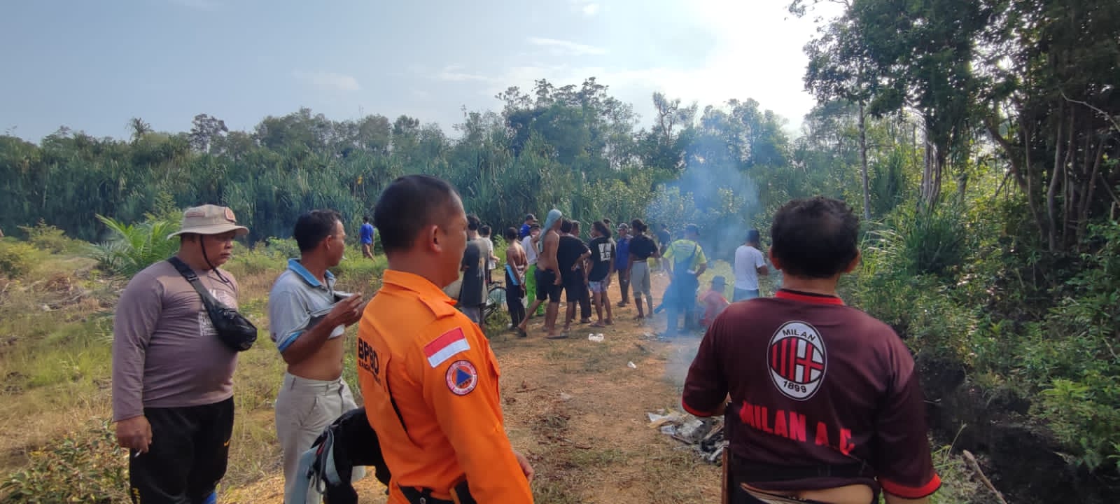 Pencarian kakek 60 tahun di Sungai Butun. Foto: Istimewa.