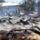 Rumah warga Tempilang terbakar. Foto: Istimewa.