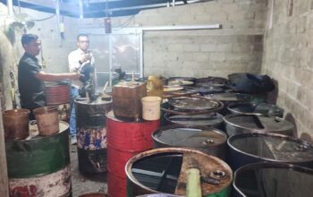 Ditreskrimsus Polda Babel amankan pelaku BBM subsidi. Foto: Istimewa.