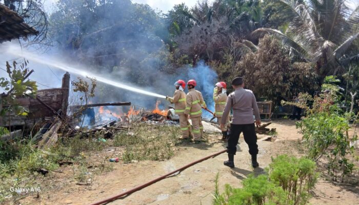 Kebakaran Rumah di Mentok, Polisi Selidiki Dugaan Korsleting Listrik