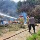 Kebakaran rumah di Kampung Senang Hati. Foto: Istimewa.