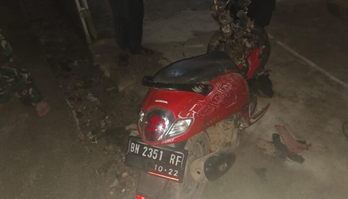 Kecelakaan di Babar, Pengendara Motor Alami Luka Berat
