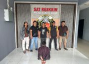 Tersangka MS saat diamankan Tim Macan Putih. Foto: Istimewa.
