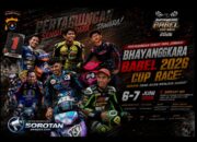 Poster balap Bhayangkara Babel. Foto: Novie Adrian.