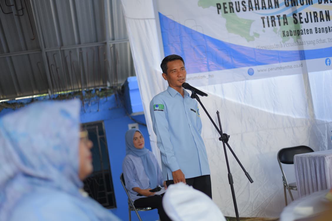 Direktur Perumdam TSS, Harpandi. Foto: Dyanpotret.
