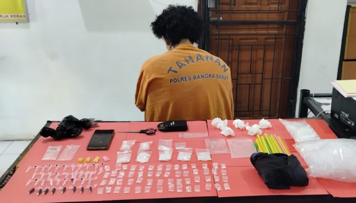 Tangkap Pengedar Narkoba di Babar, Polisi Sita 65 Paket Sabu Siap Edar