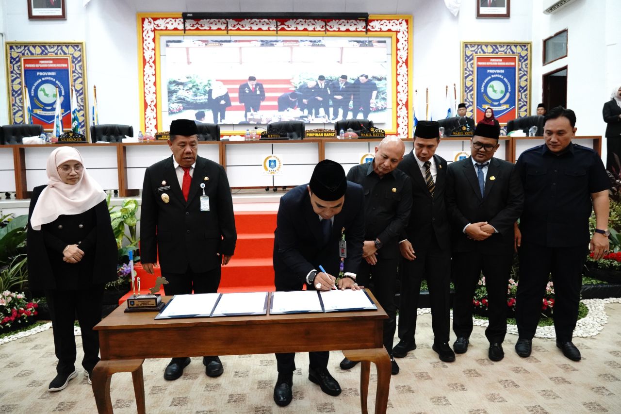 Rekomendasi BPK terhadap laporan keuangan Pemprov Babel. Foto: Istimewa.