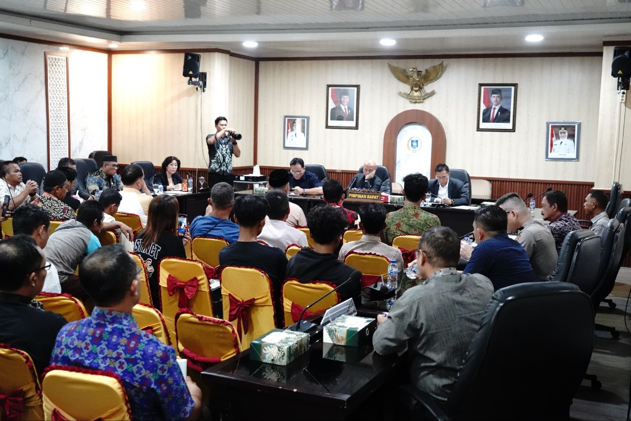 DPRD Babel minta PT BTS hentikan pembangunan pabrik. Foto: DPRD Babel.