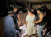 Upaya penggagalan penyelundupan timah oleh Polda Babel. Foto: Istimewa.