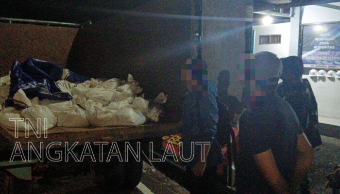 TNI AL Gagalkan Penyelundupan 6 Ton Pasir Timah Senilai Rp 5,3 Miliar