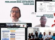 Penjelasan bimtek Desa Anti Korupsi KPK 2026. Foto: Istimewa.