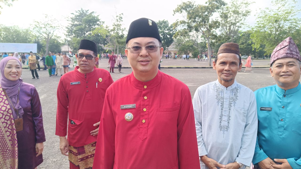Bupati Bangka Barat, Markus. Foto: Rizki Ramadhani.