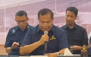 Direktur Interdiksi Narkotika DJBC, R Syarif Hidayat membeberkan kepada media soal jumlah sitaan narkoba. Foto: Istimewa.