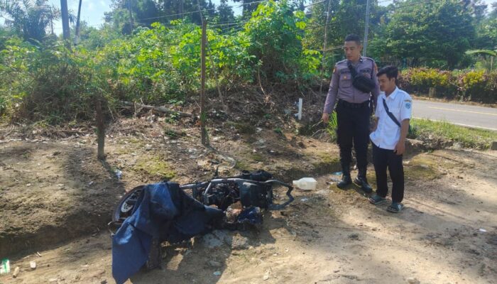 Motor di Babar Terbakar Diduga Akibat Korsleting Listrik
