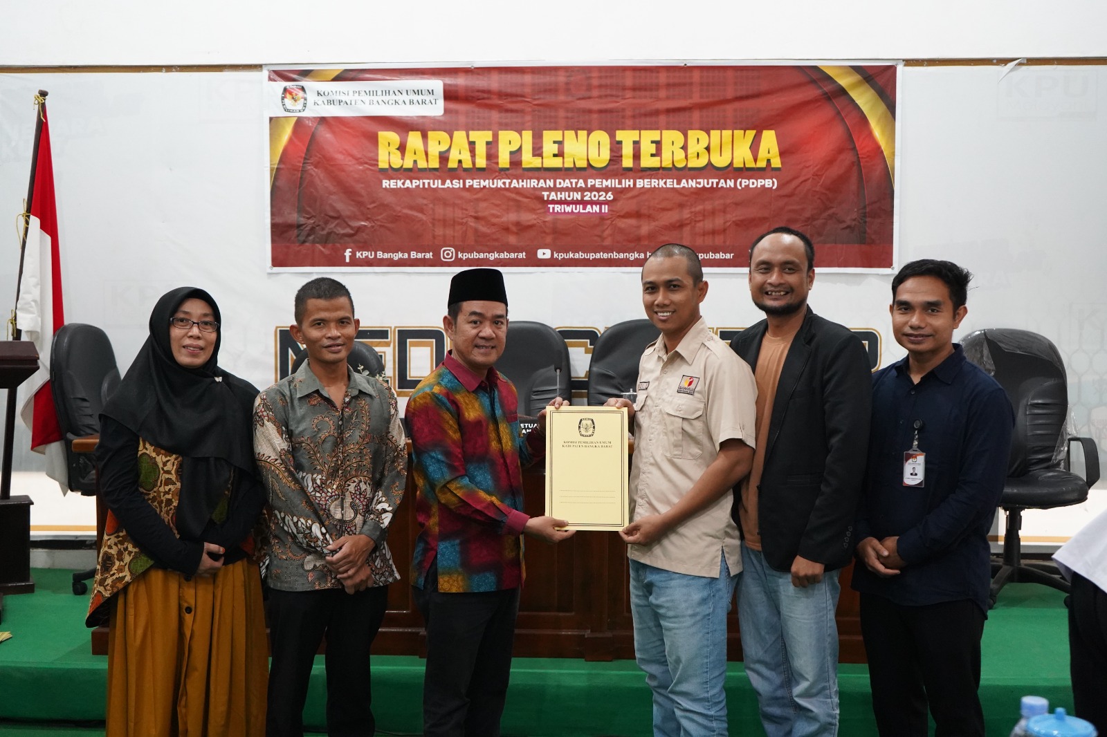 Rekapitulasi Data Pemilih Berkelanjutan Bangka Barat. Foto: Istimewa.
