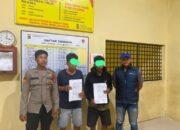 Dua tersangka kasus tambang Tembelok-Keranggan diamankan. Foto: Istimewa.