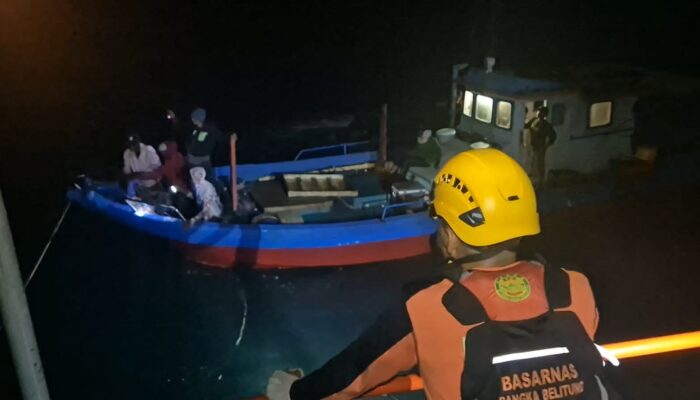 9 Nelayan KM Kharisma Dievakuasi Tim Gabungan Usai Alami Mati Mesin
