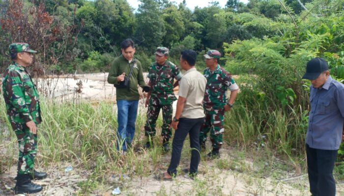 Dandim Babar Tinjau Lokasi Pembangunan Kompi B Yonif TP 946/DM