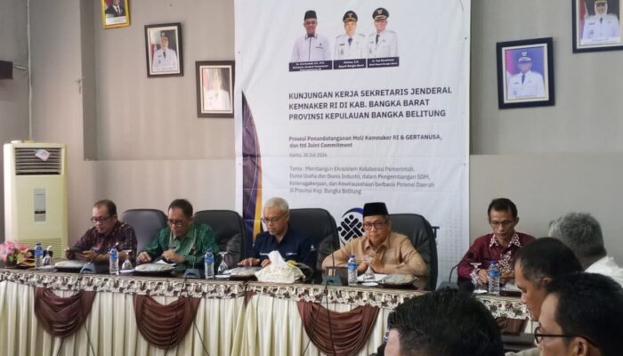 Kemnaker Gandeng Gertanusa, Bangun Ekosistem SDM dan Lapangan Kerja Baru di Babel