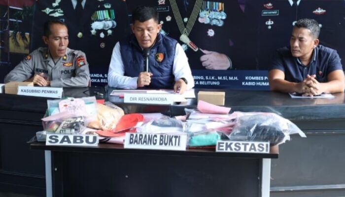 Polda Babel Ungkap 289 Kasus dan Sita 13 Kilogram Sabu Sepanjang 2026