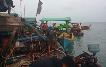 Satpolairud Polres Babar amankan 8 PIP dari Perairan Tembelok-Keranggan. Foto: Istimewa.