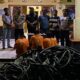 Polsek Tempilang meringkus kabel PLN. Foto: Istimewa.